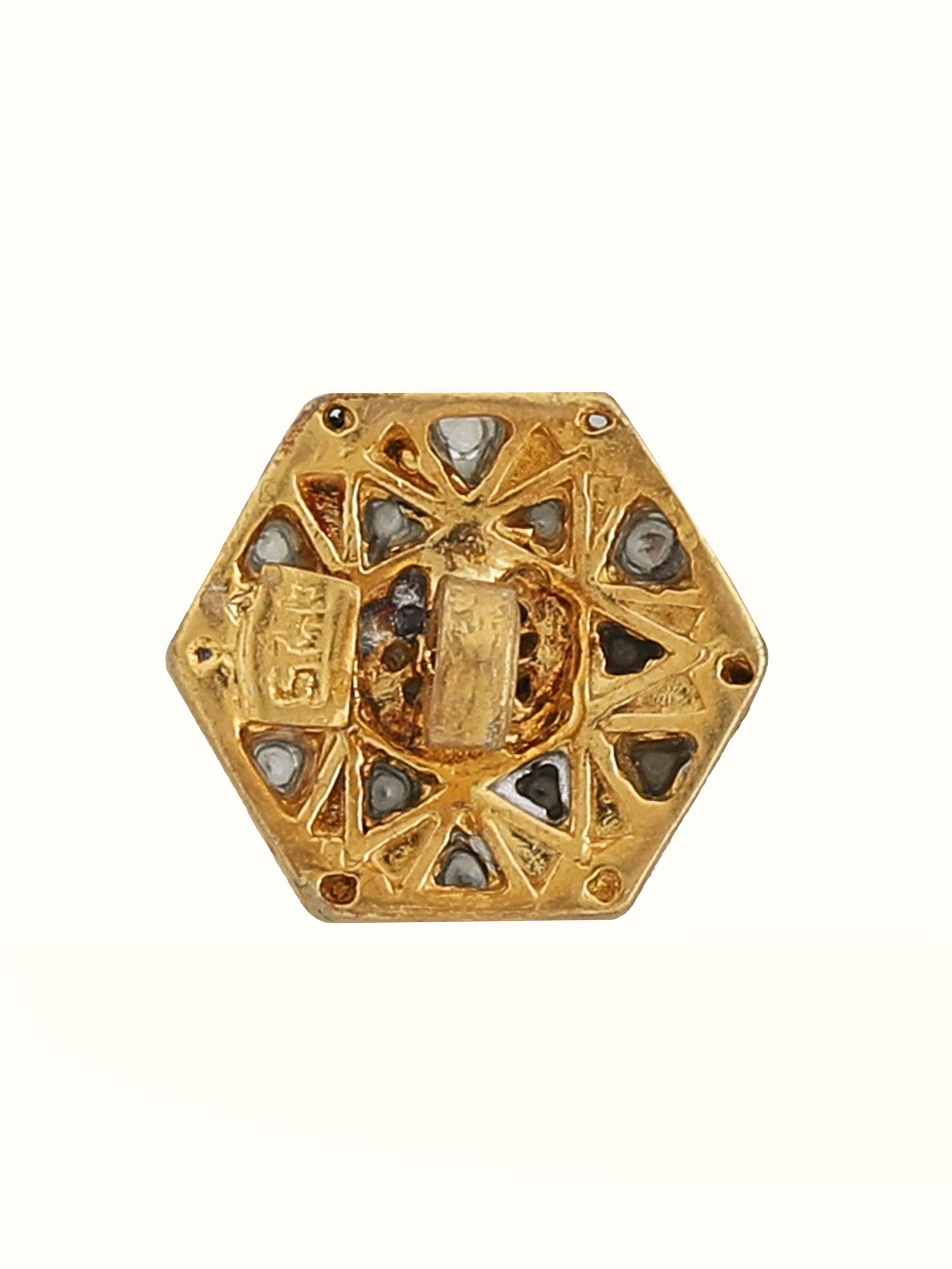 Silver Smithing Jodhpuri Button Set