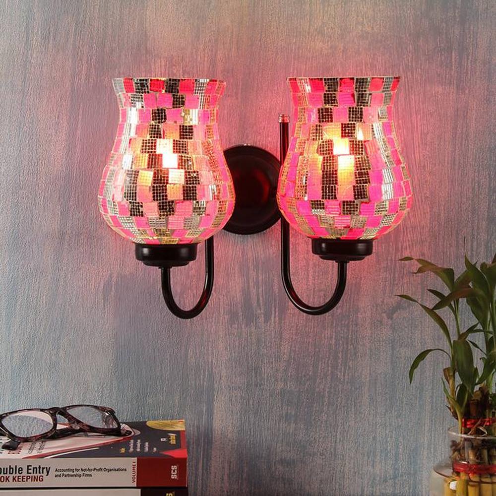 Ralph Multicolour Glass Wall Light