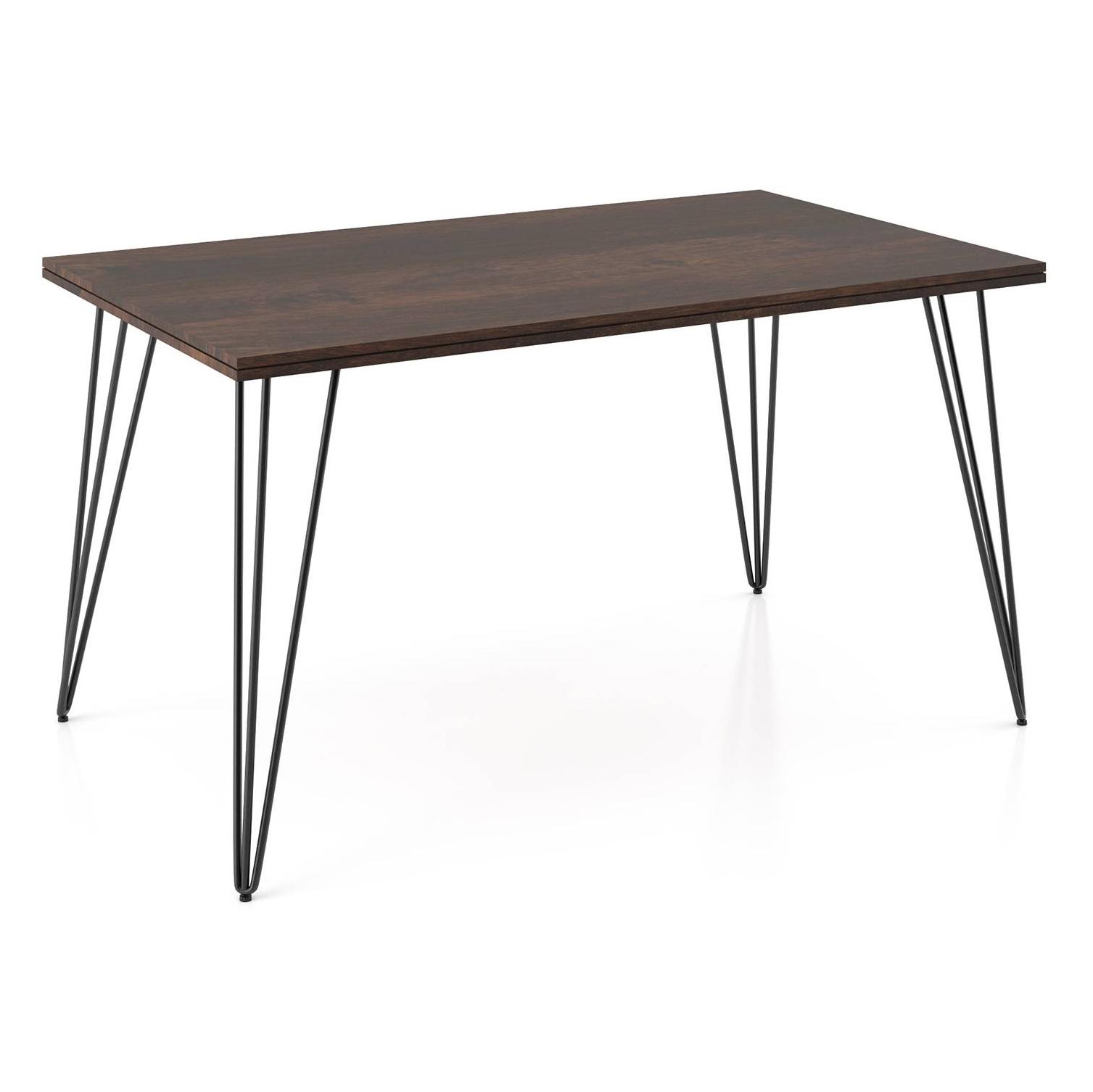 Dyson 6 Seater Dining Table In Mango Walnut Finish