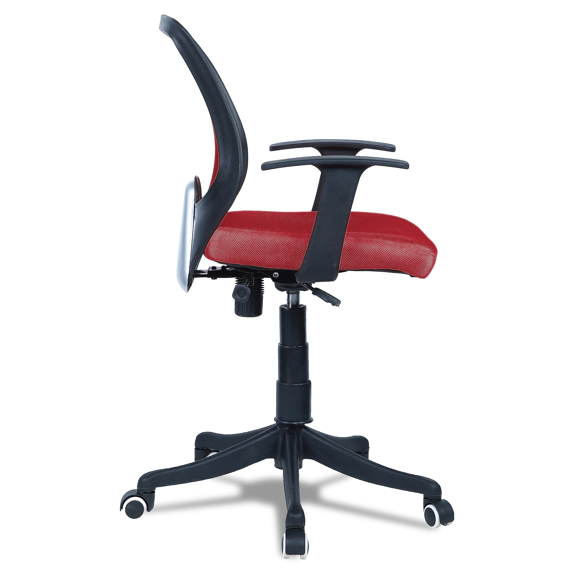 Xxeana Low Back Ergonomic Chair in Red Colour