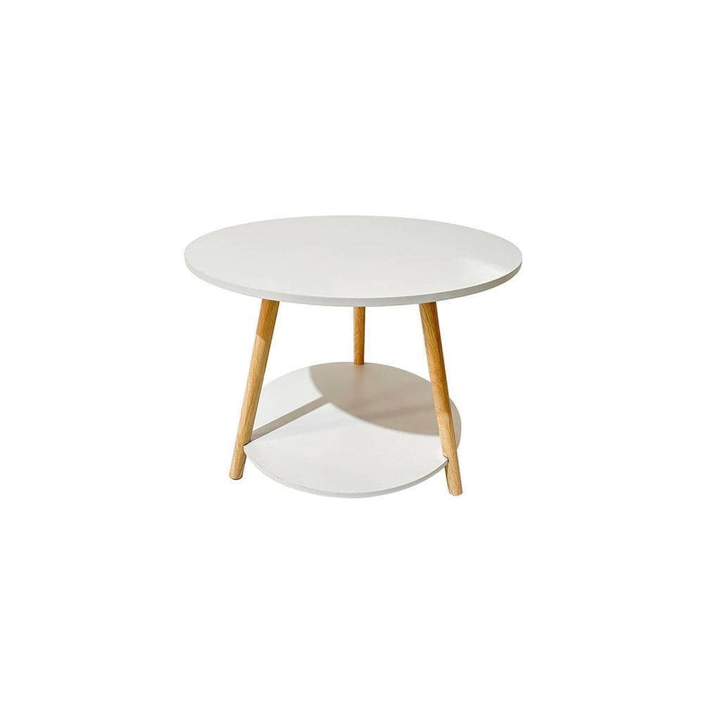 Archie Round Engineered Wood Coffee Table In Laminate Finish