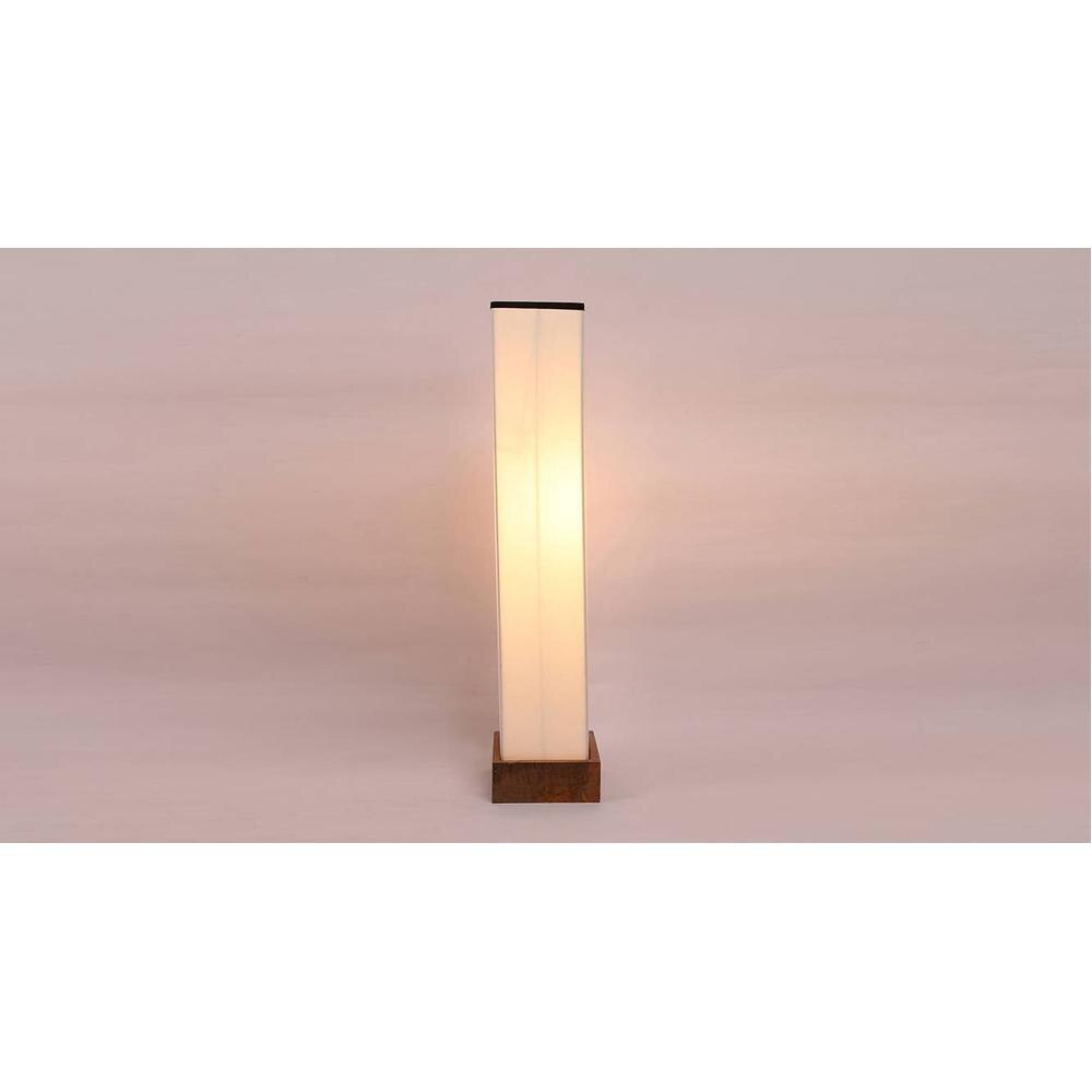 Cher White Cotton Shade Floor Lamp