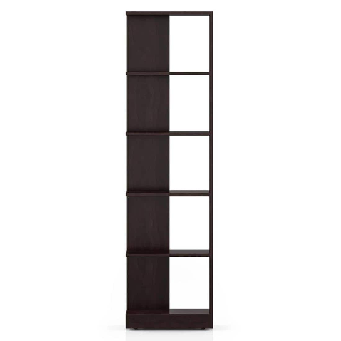 Paxton Solid Wood Bookshelf in Mahogany Finish