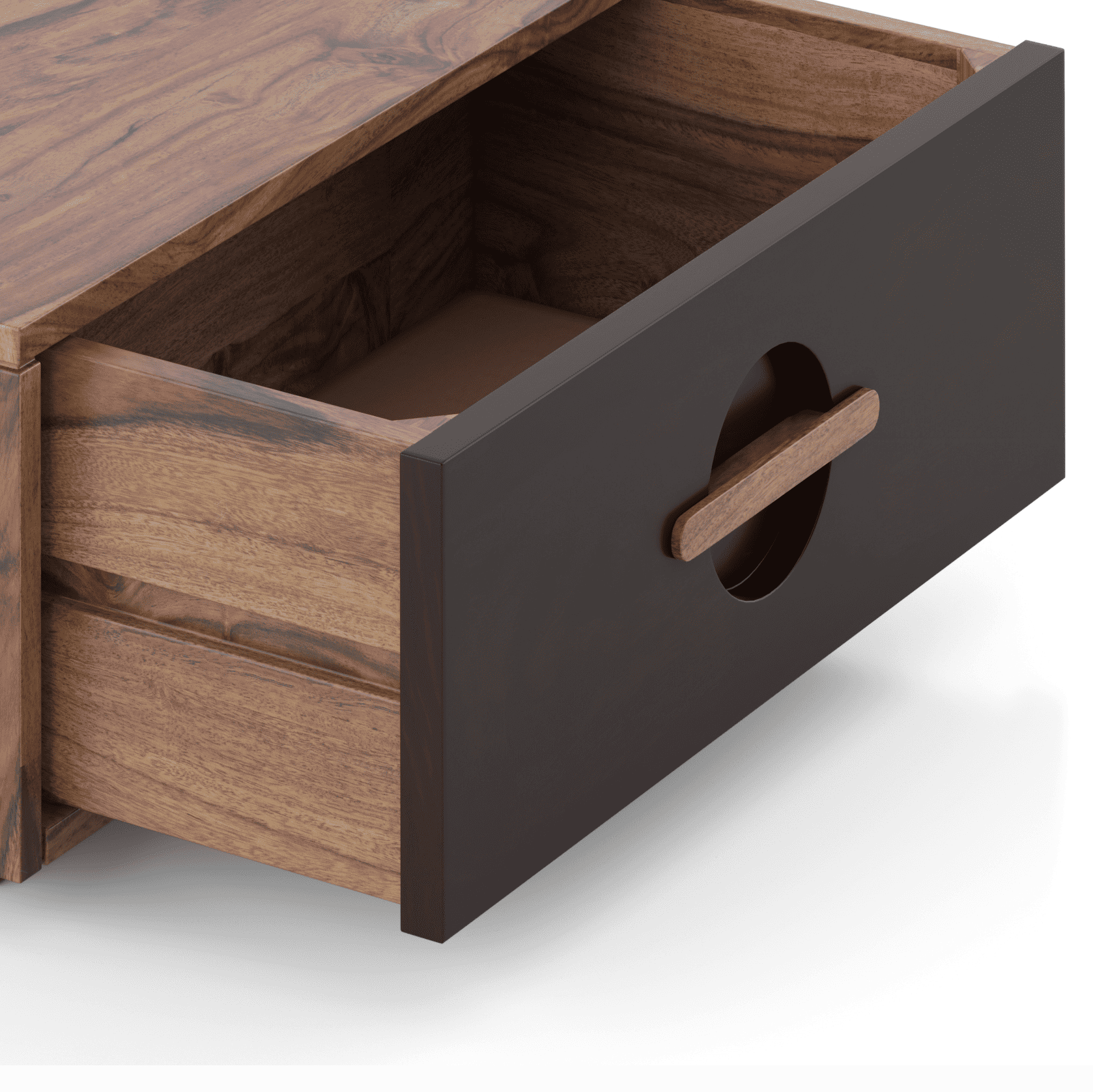 Cayo Bedside Table Two Tone Finish