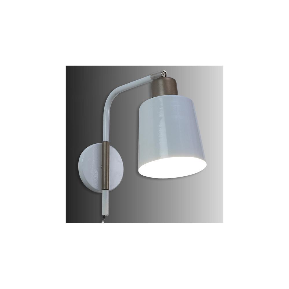 Norell White Metal Wall Light
