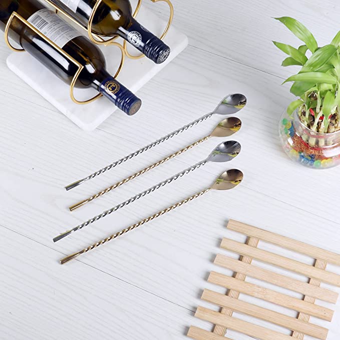 NikkisPride Premium Stainless Steel Bar Spoon