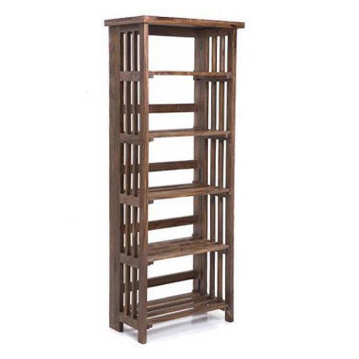 Rhodes Solid Wood Bookshelf in Teak Finish