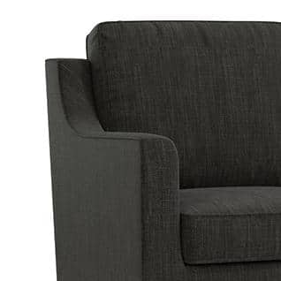 Abbey Sofa Set (Colour : Graphite Grey, Cushion : Soft, Seater : 3+1+1)