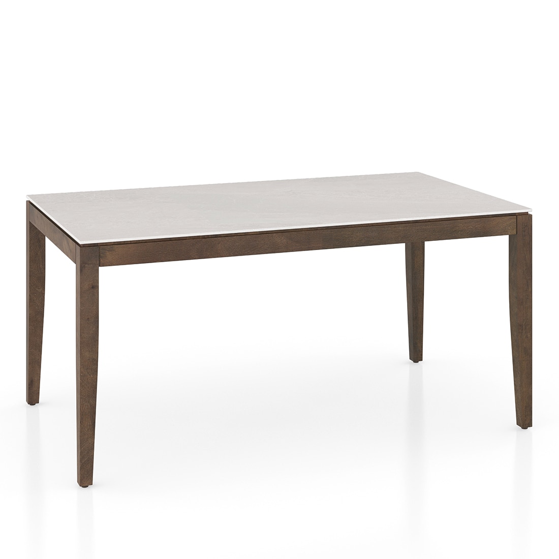 Emry Rectangular Statuario Ceramic 6 Seater Dining Table With Clarke Dining Chair