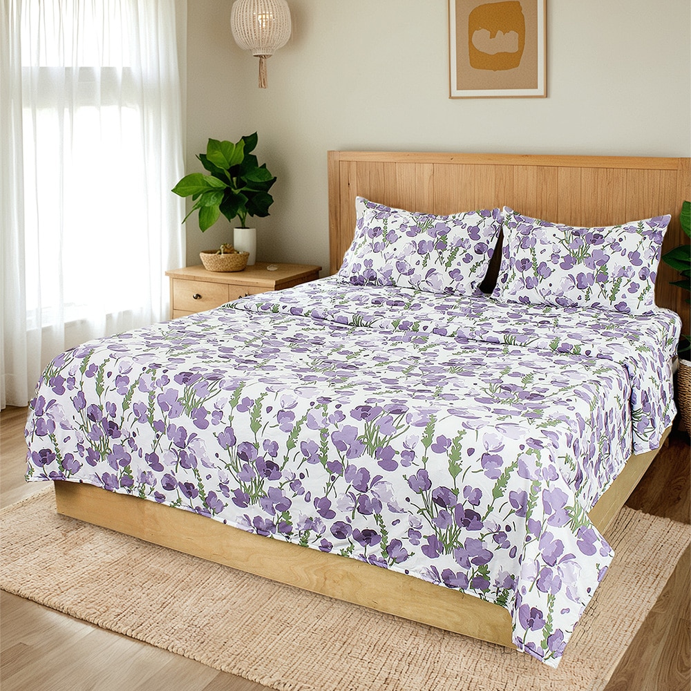 Himalayan Poppies 1 Double Dohar with Purple colour