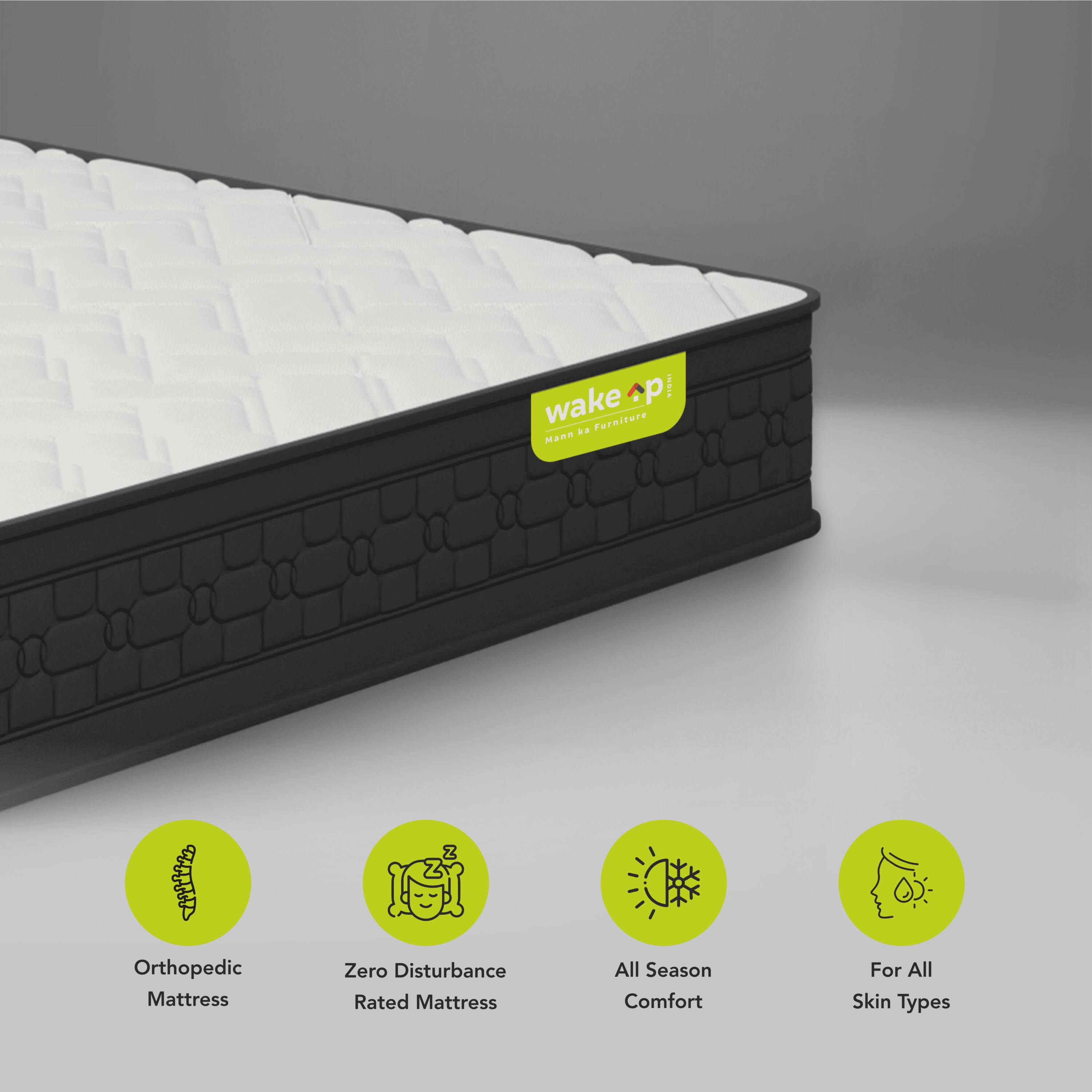 Luxuriate Hybrid Pocket Spring Mattress (75 x 42 in, 8 Inches)