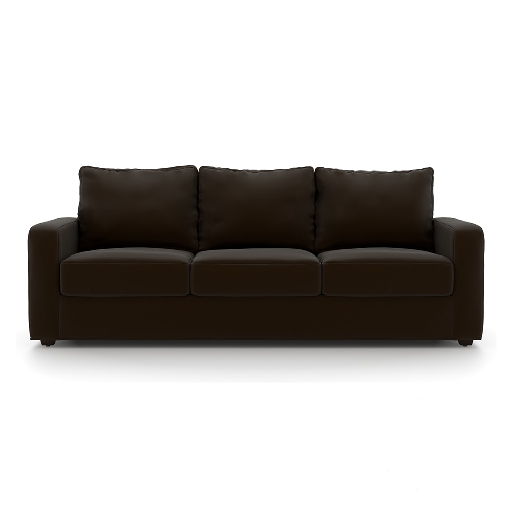Apollo Sofa (Colour : Chocolate, Cushion : Hard, Back Type : Regular, Seater : 3+2+1) - Urban Ladder