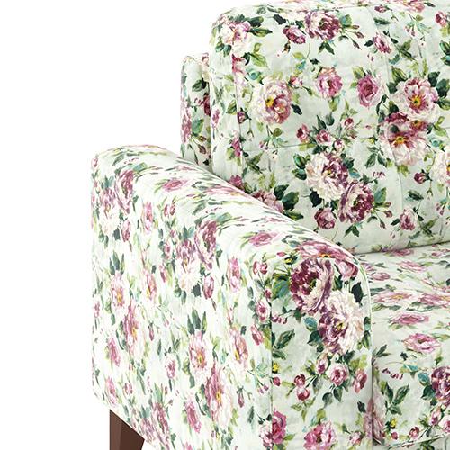 Verona Luxe 3 Seater Fabric Sofa in Clara Velvet Colour