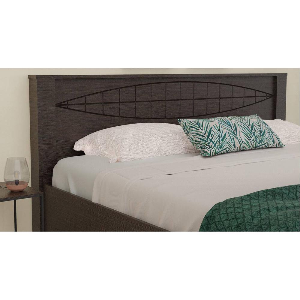 Muses Solid Wood King Size Drawer Storage Bed In Melamine Finish