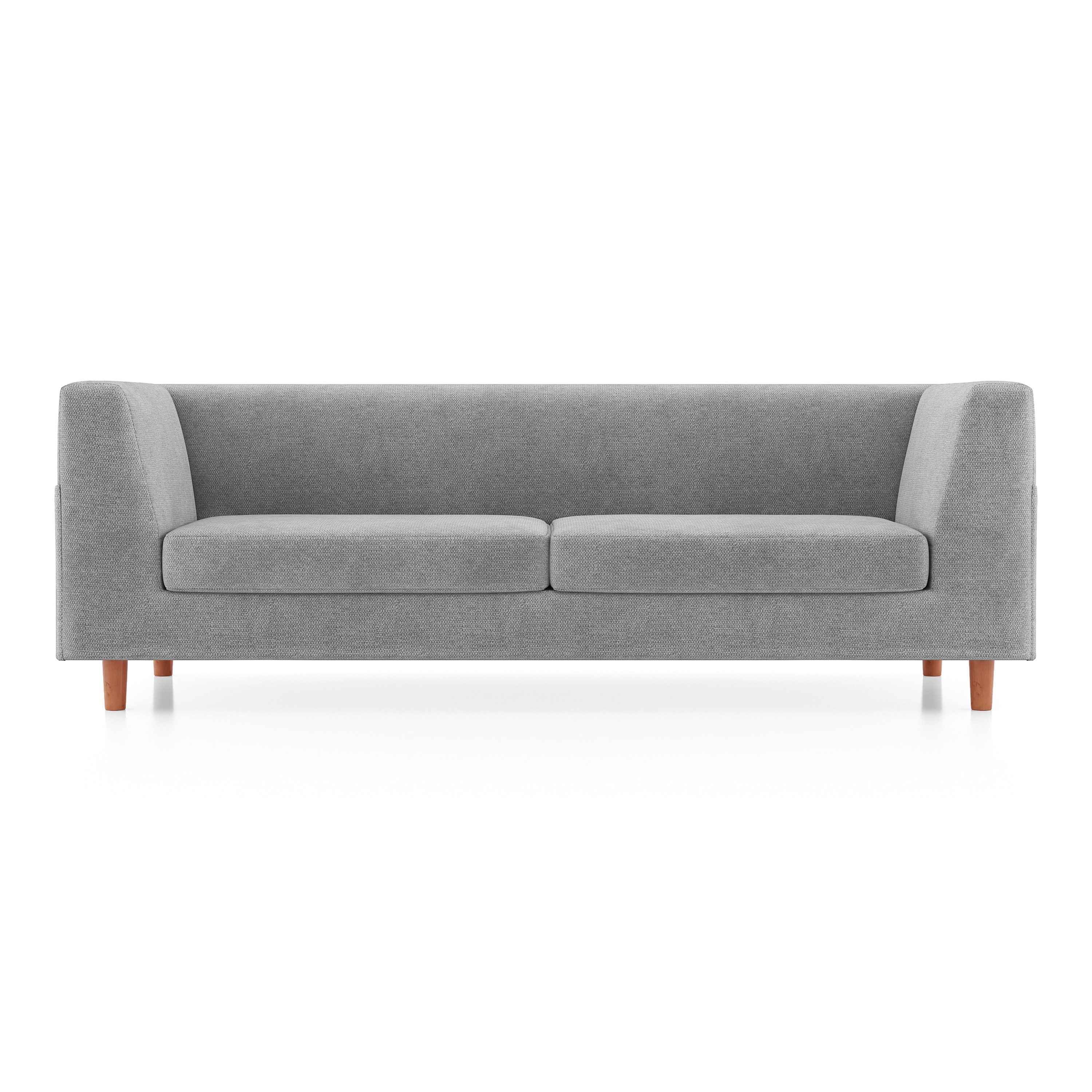 Rubik Premium 3 Seater Sofa in Granite Weave Colour - Urban Ladder