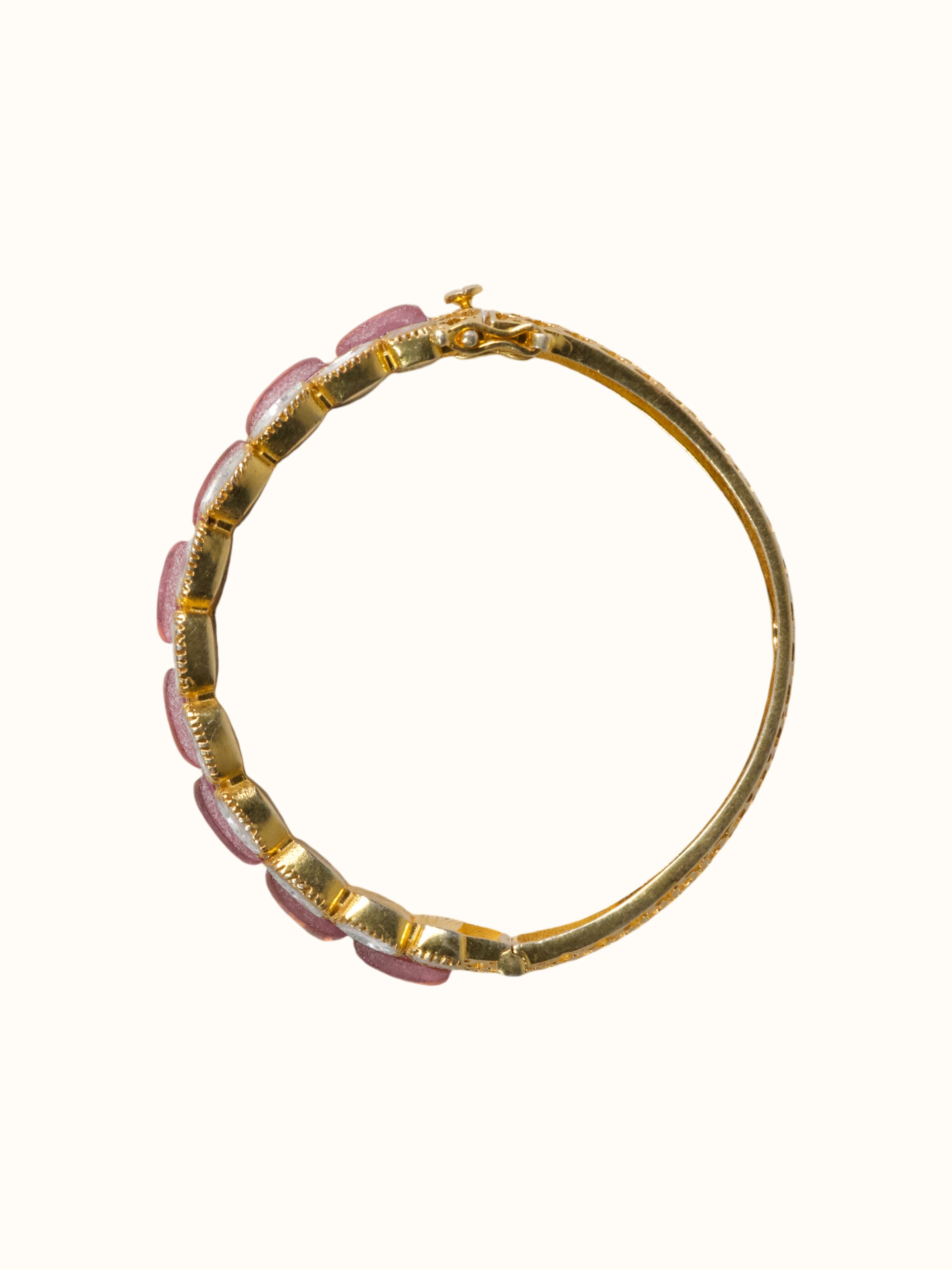 Silver Smithing Multi-Colour Bangle