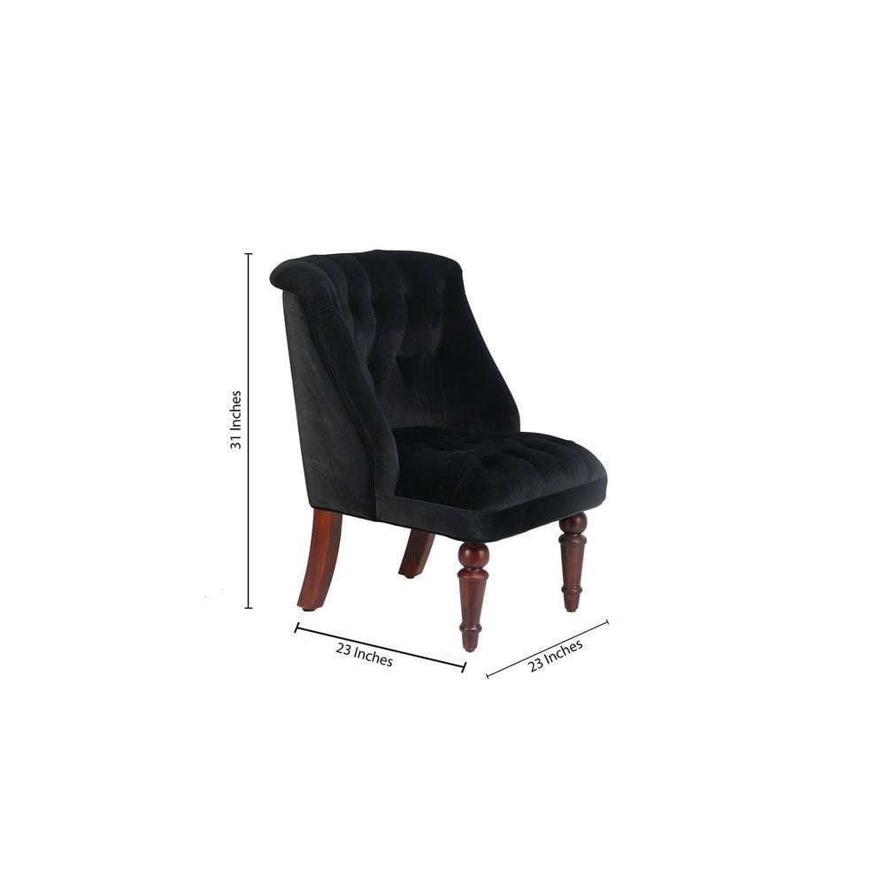 Seraphine Accent Chair - Black (Colour : black)