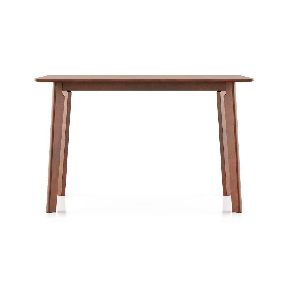 Augusta 4 Seater Dining Table In Dark Walnut Finish