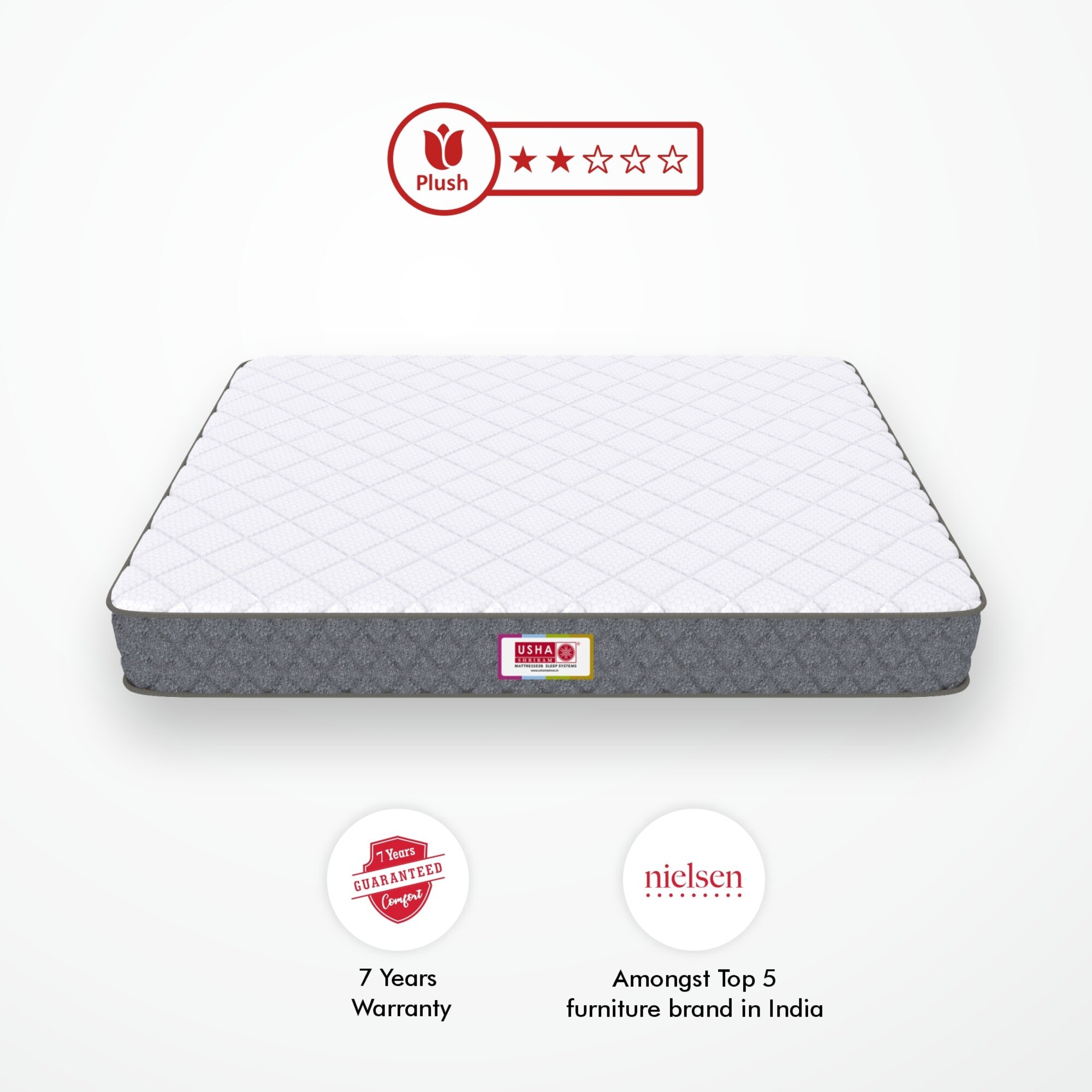 Rizewell Silky-Soft Fabric Pocket Spring Mattress