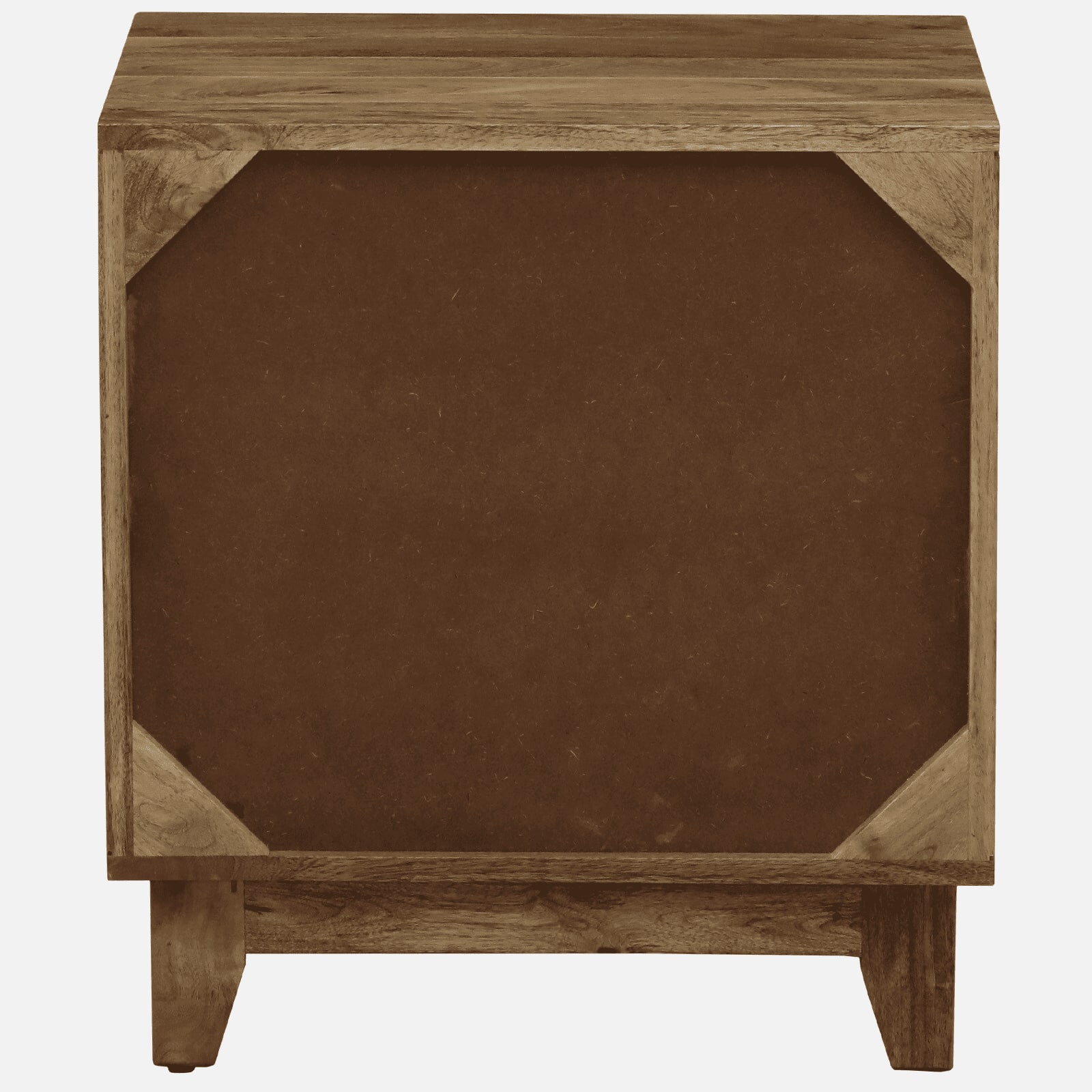 Desso Mango Wood Hand Painted Multicolour 2 Door Small Cabinet In Natural Finish