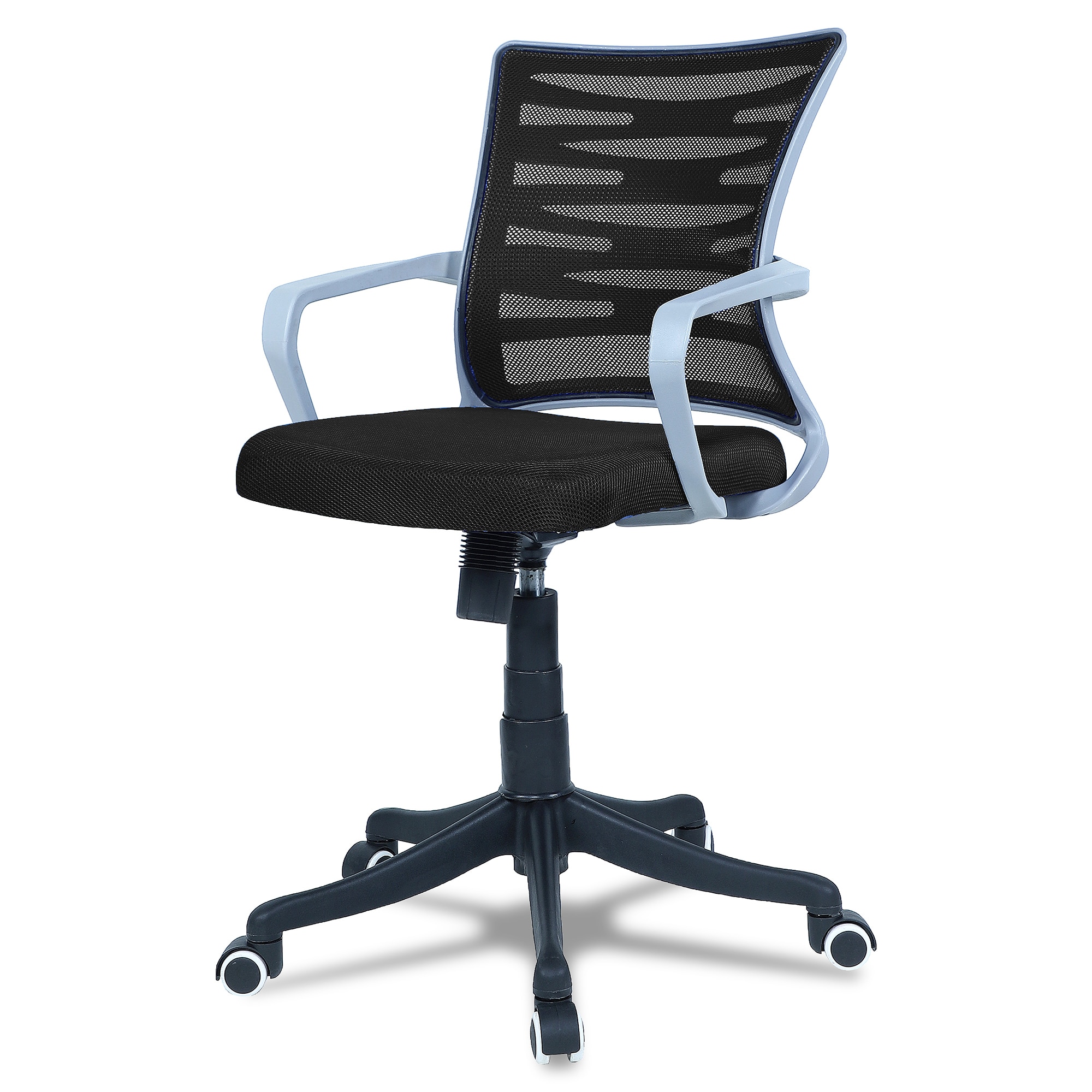 Xxeana Mid Back Ergonomic Chair in Black Colour