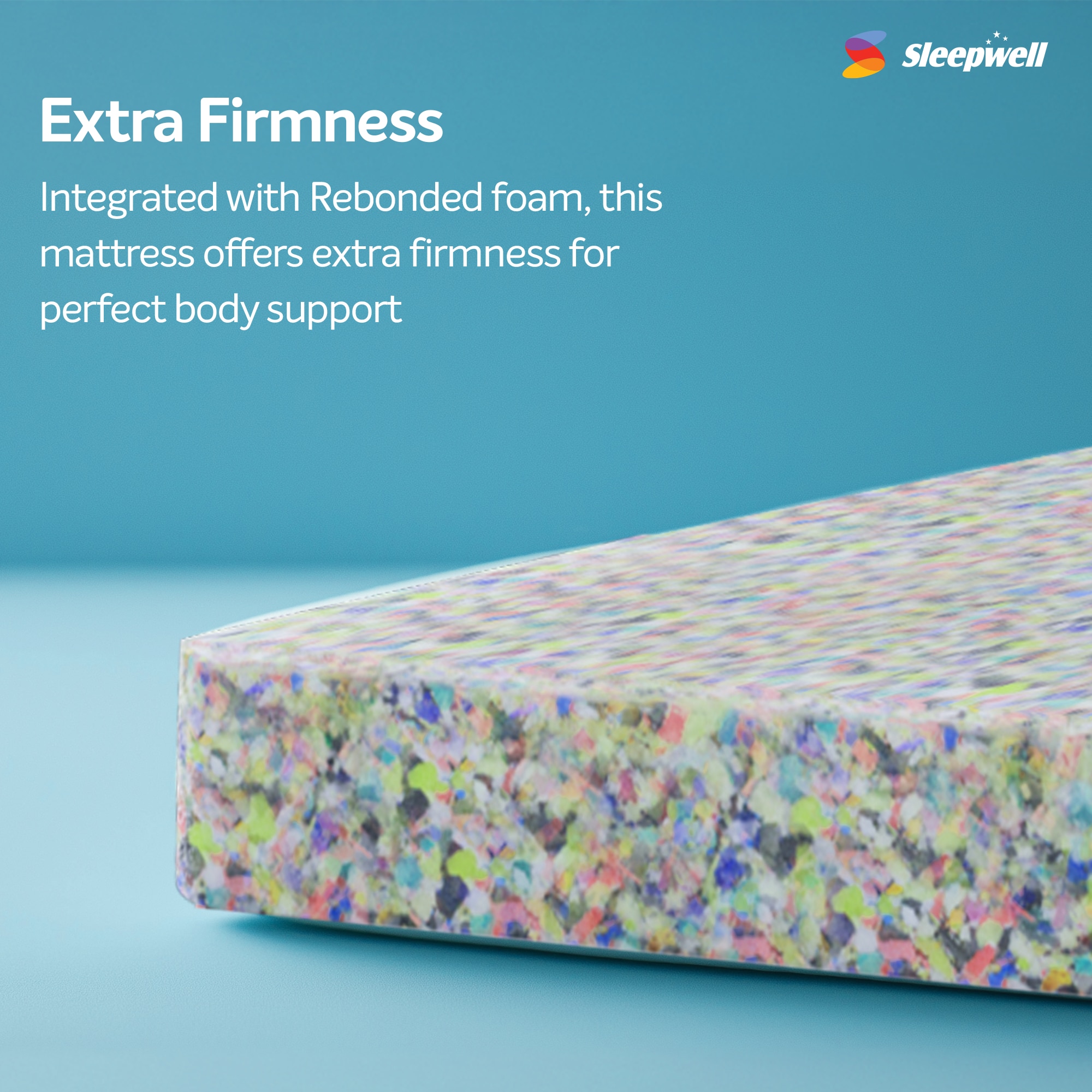 Sleepwell Durafirm Classic 6 inch Single Bonded Foam Mattress (L x W: 75 inch x 35 inch)