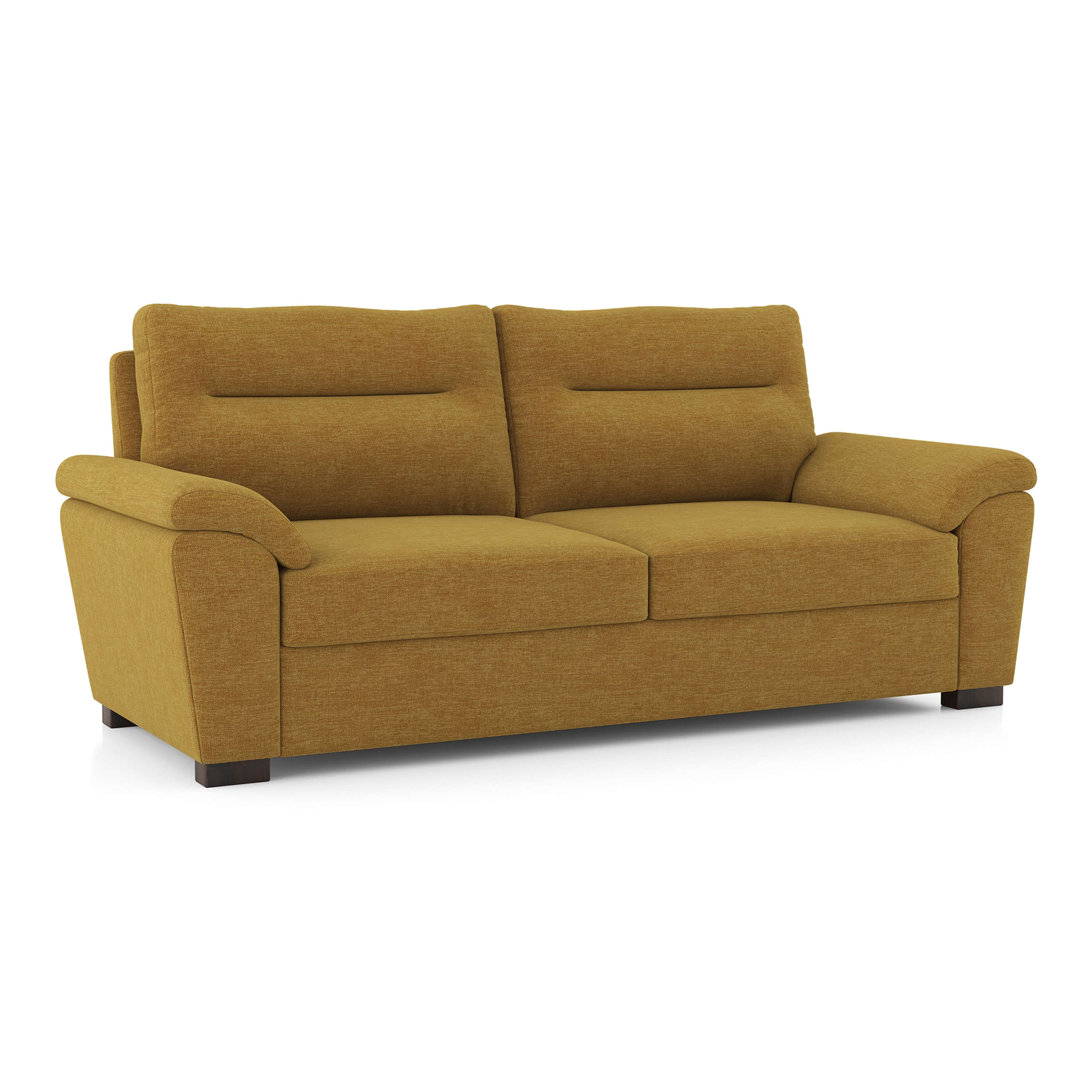 Adelaide Sofa Set (Colour: Ochre, Seater: 3+1+1)