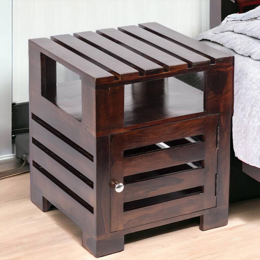 Harvey Side Table - Walnut Finish