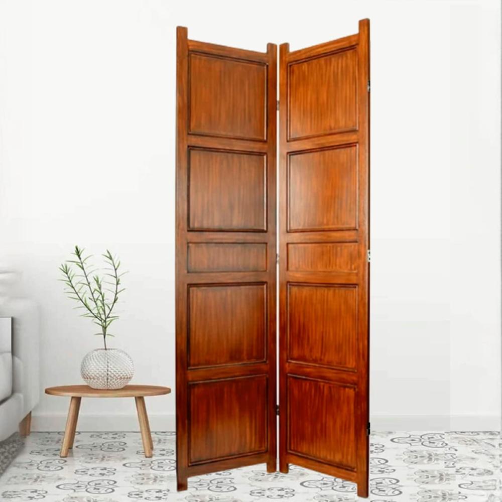 Kalene Solid Wood 4 Panel Room Divider - New Shilpi Handicrafts