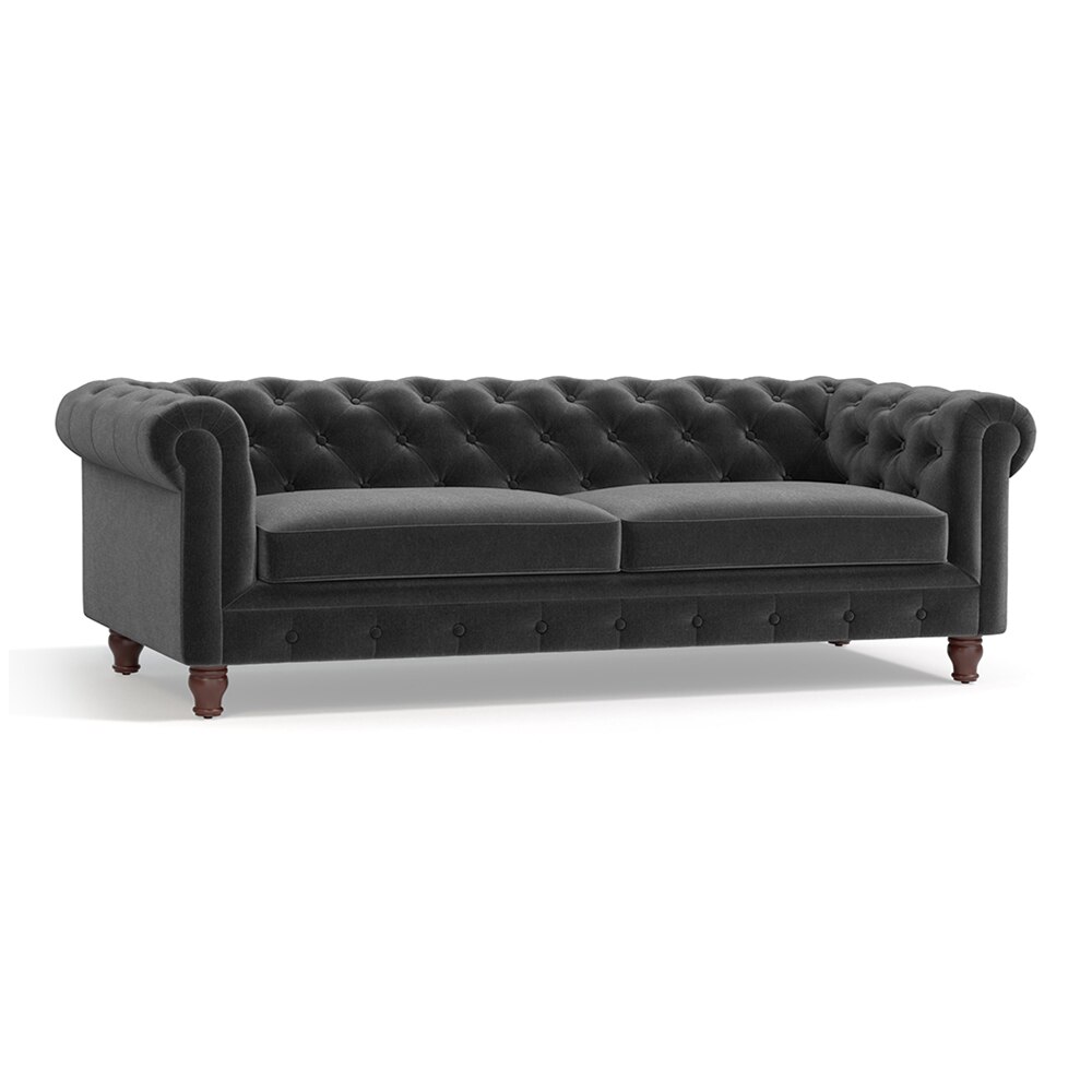 Winchester Sofa Set (Colour : Pebble Grey , Seater : 3+1+1)