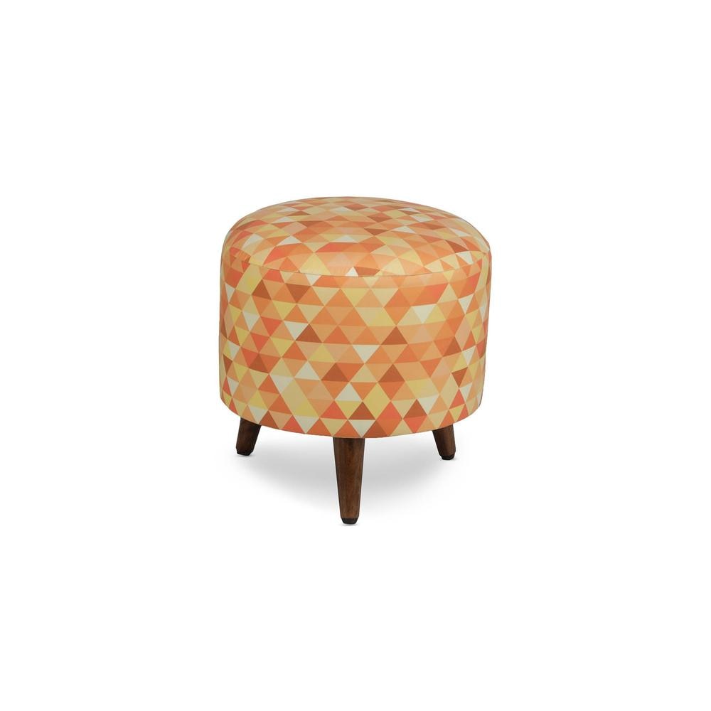 Arabella Solid Wood  Ottomon in  Yellow Colour