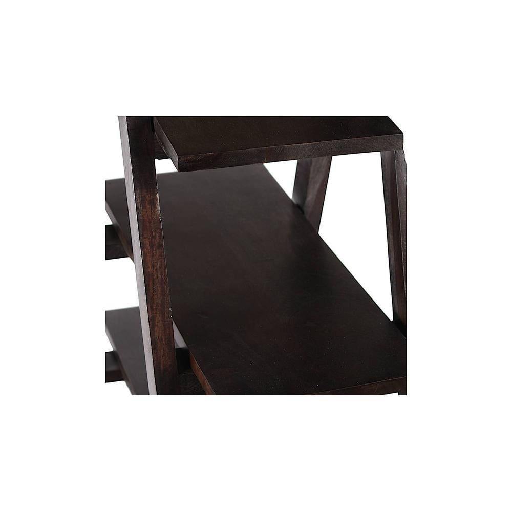 Kassel Sheesham Wood Book Shelf in Mahogany Finish