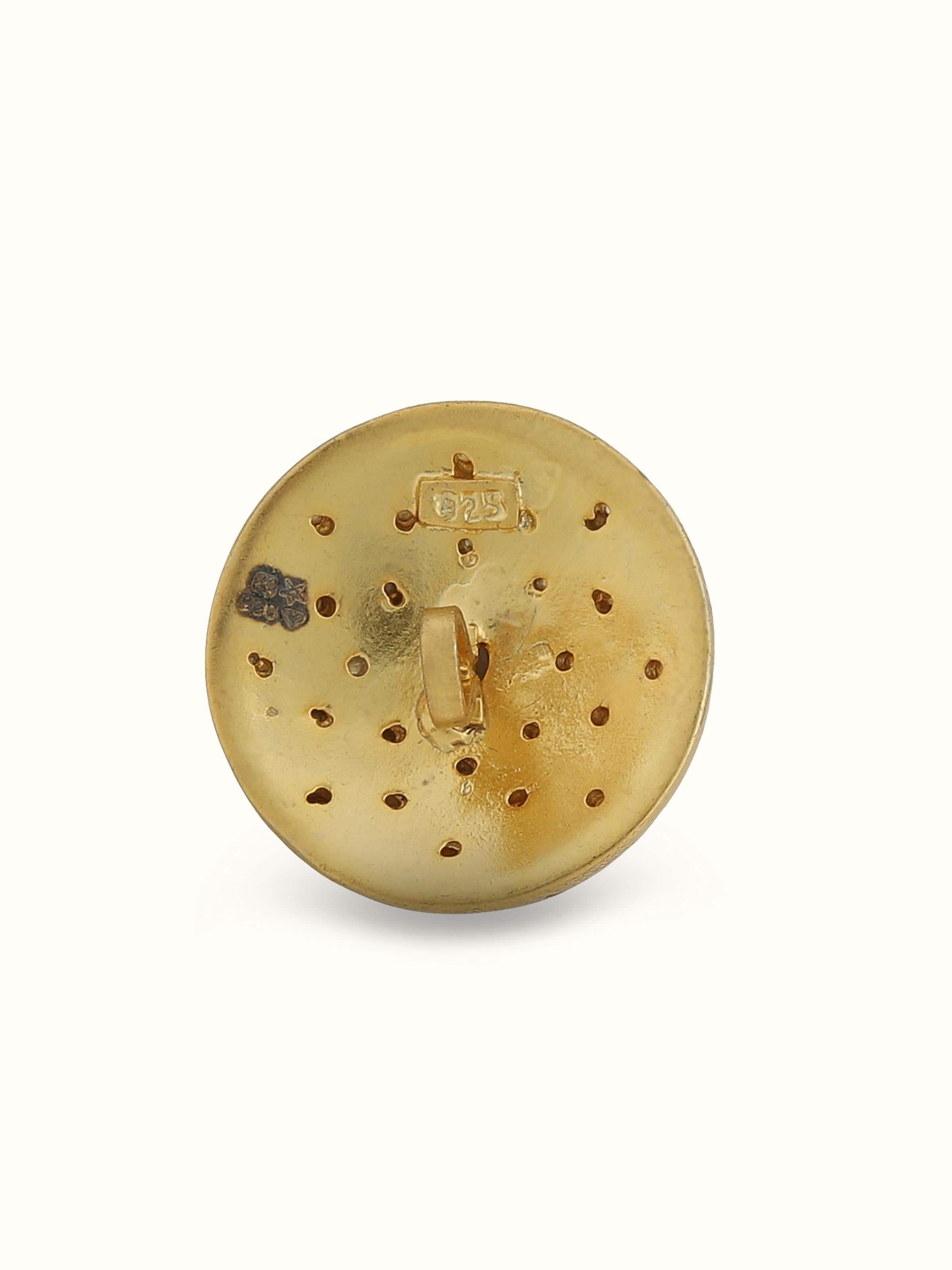 Silver Smithing Jodhpuri Button Set