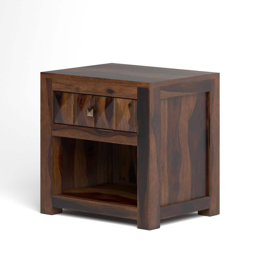 Diamond Solid Wood Bed Side In Provincial Teak Finsh