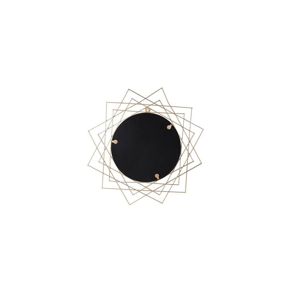 Gold-Toned Metallic Frame with Mirror