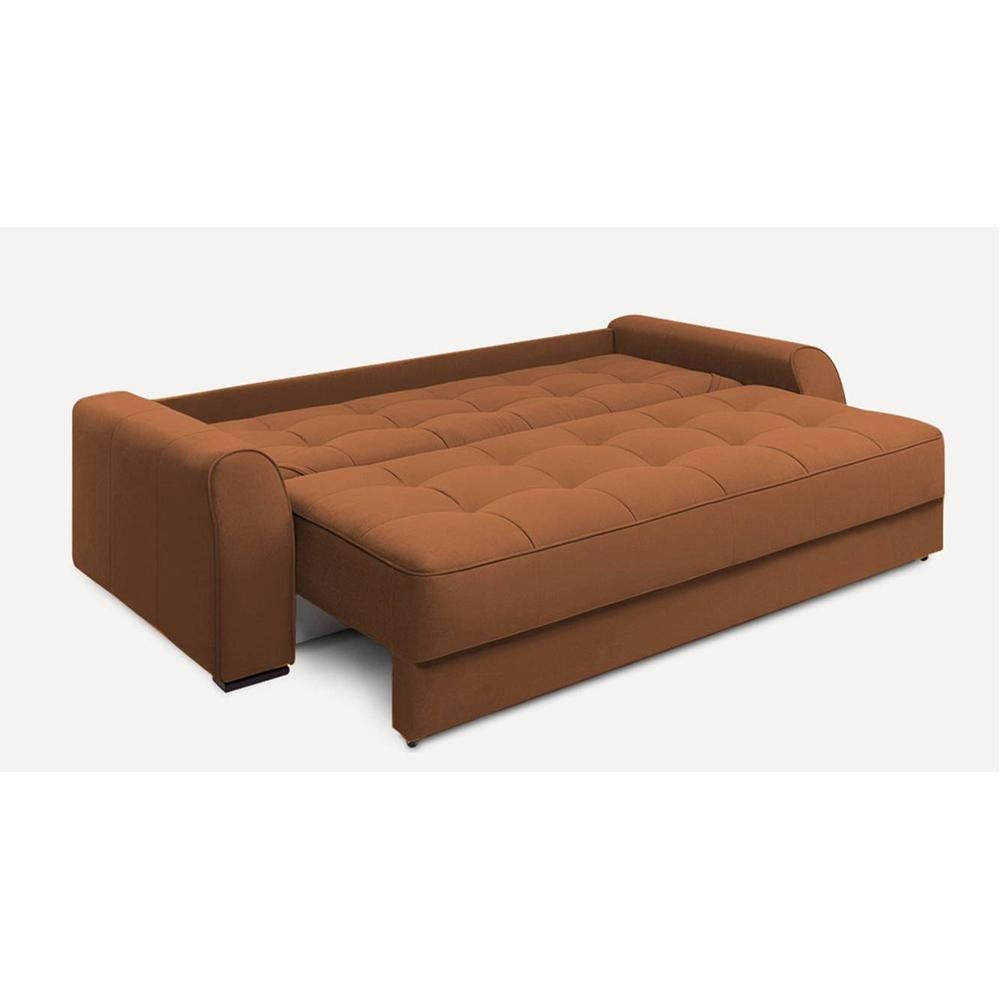 Calliro3 Pull Out Sofa Cum Bedwith storage In Brown Colour