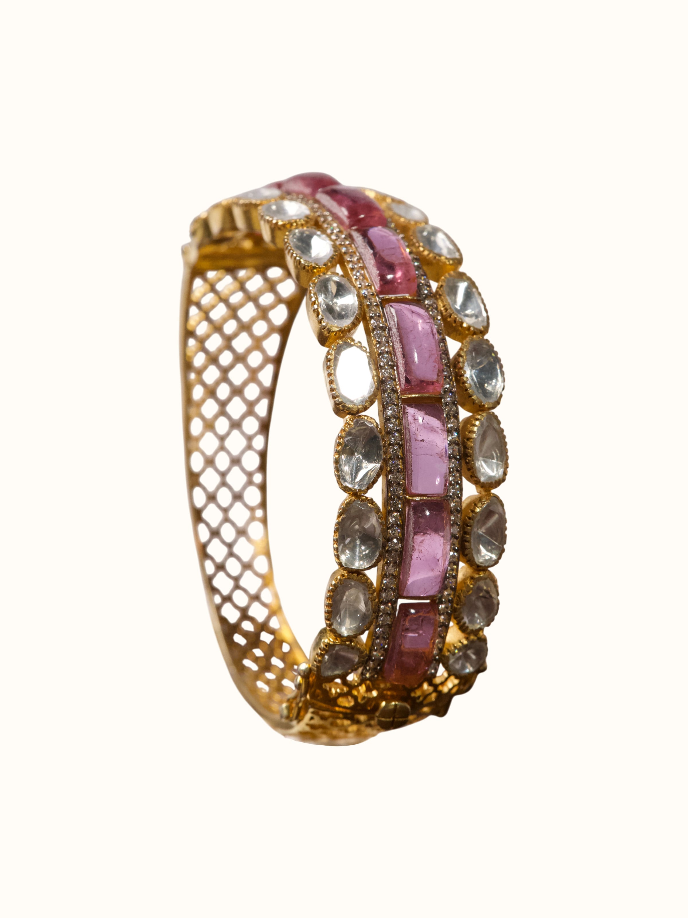 Silver Smithing Multi-Colour Bangle