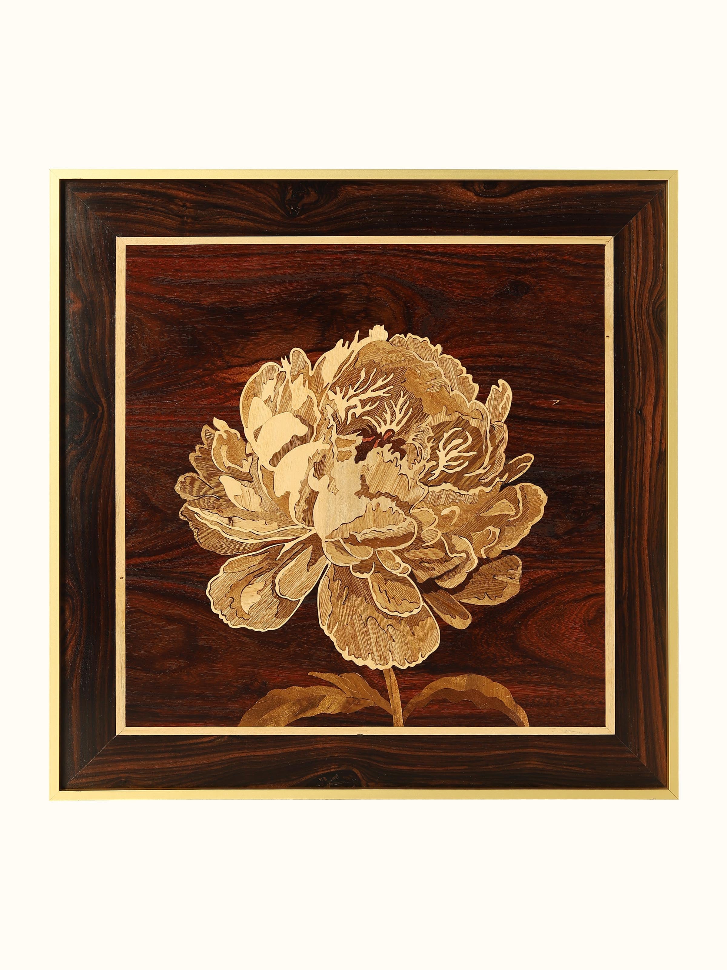 Flower Mysore Rosewood Inlay