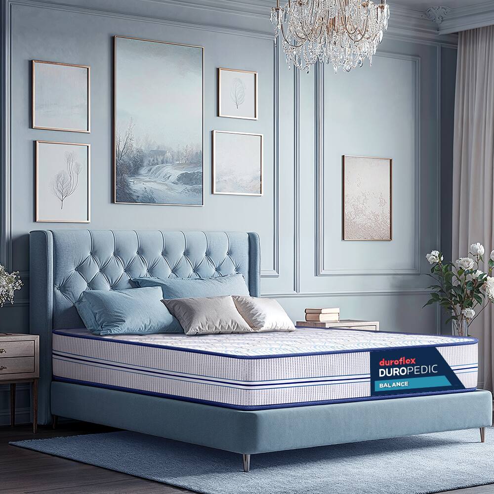 Balance -Doctor Recommended 5 Zone Dual Density Orthopedic Support Layer High Density Memory Foam Medium Firm Mattress (75 x 35 in, 7 Inches) - Duroflex