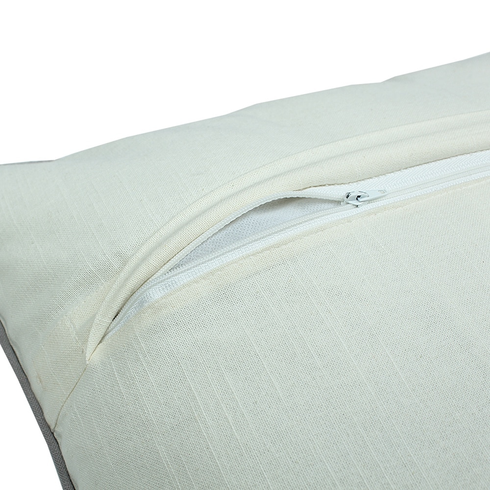 Botanical Garden Set Of 2 Cushion Cover With Grey Colour