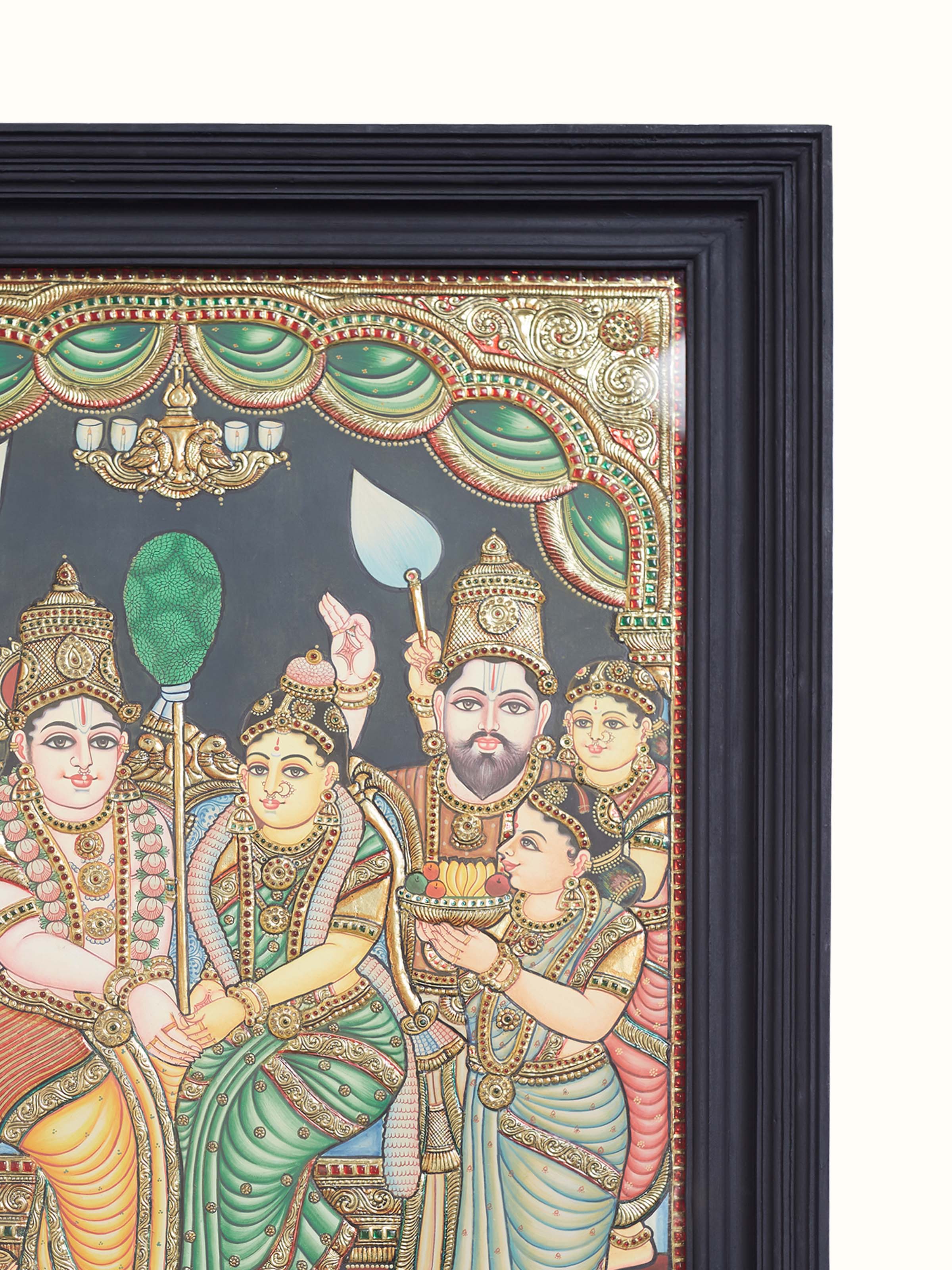 Krishna Kalyanam Thanjavur Painting
