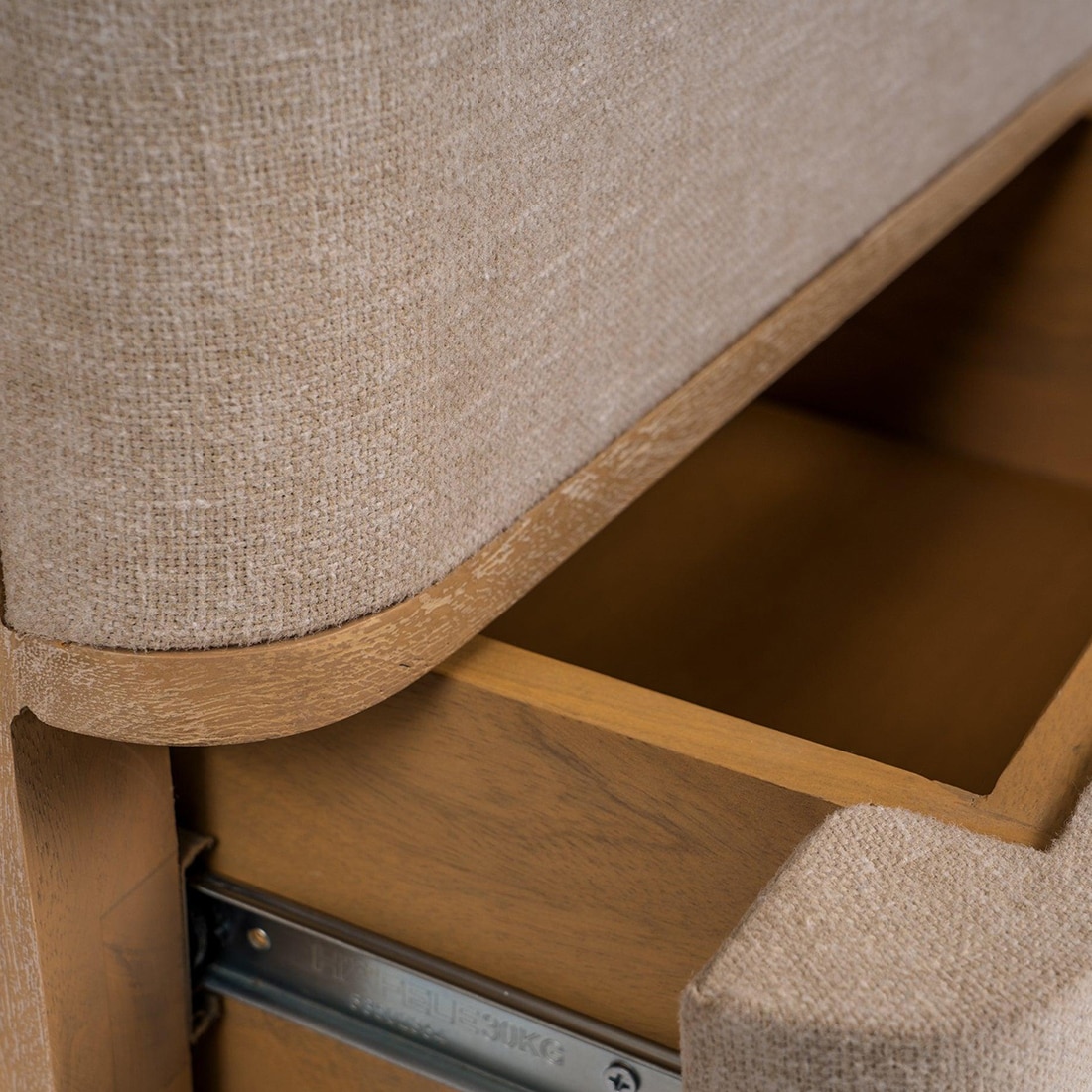 Neo Kyoto Bedside in White Finish