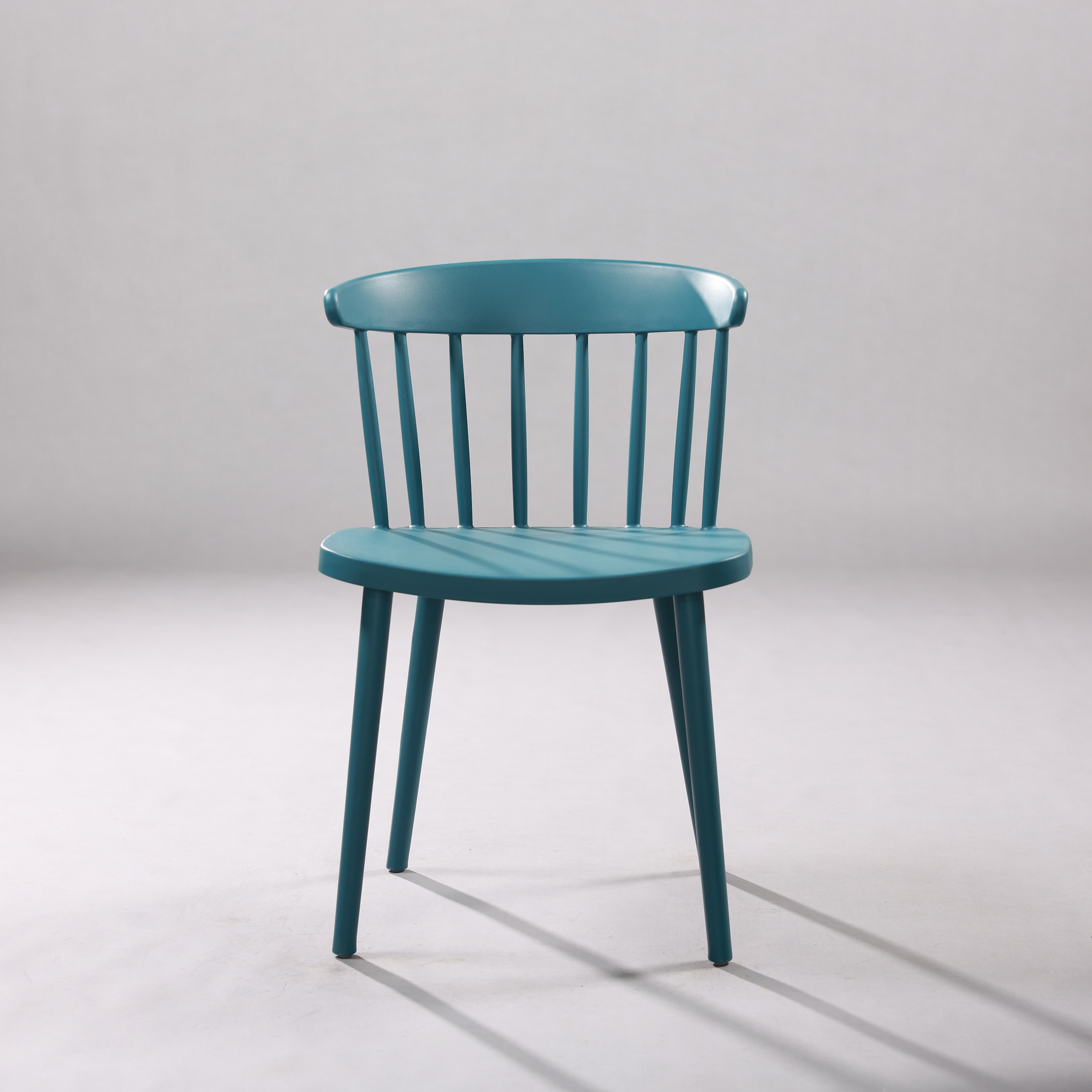 Kepler Brooks Aura Cafeteria Dining Chair in Teal Colour - Kepler Brooks