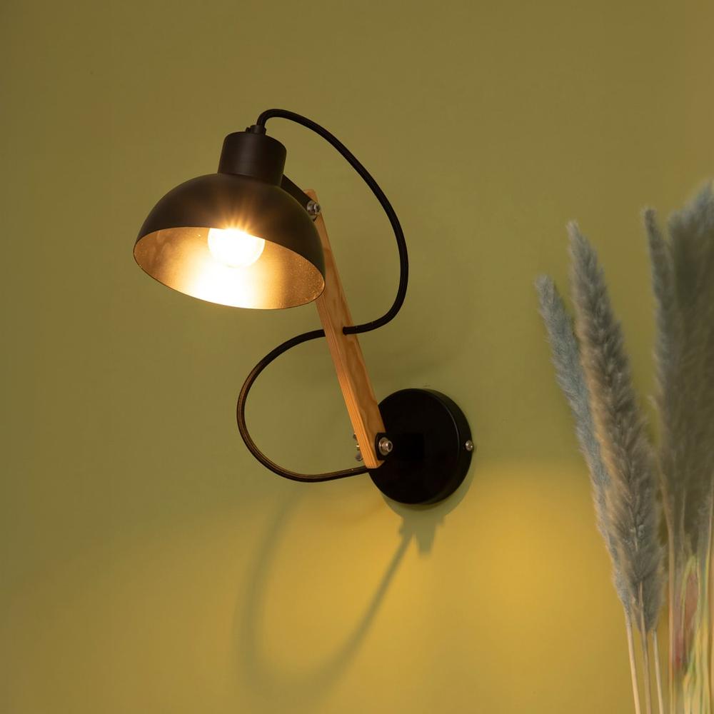 Farrah Sit Wood Wall Sconce