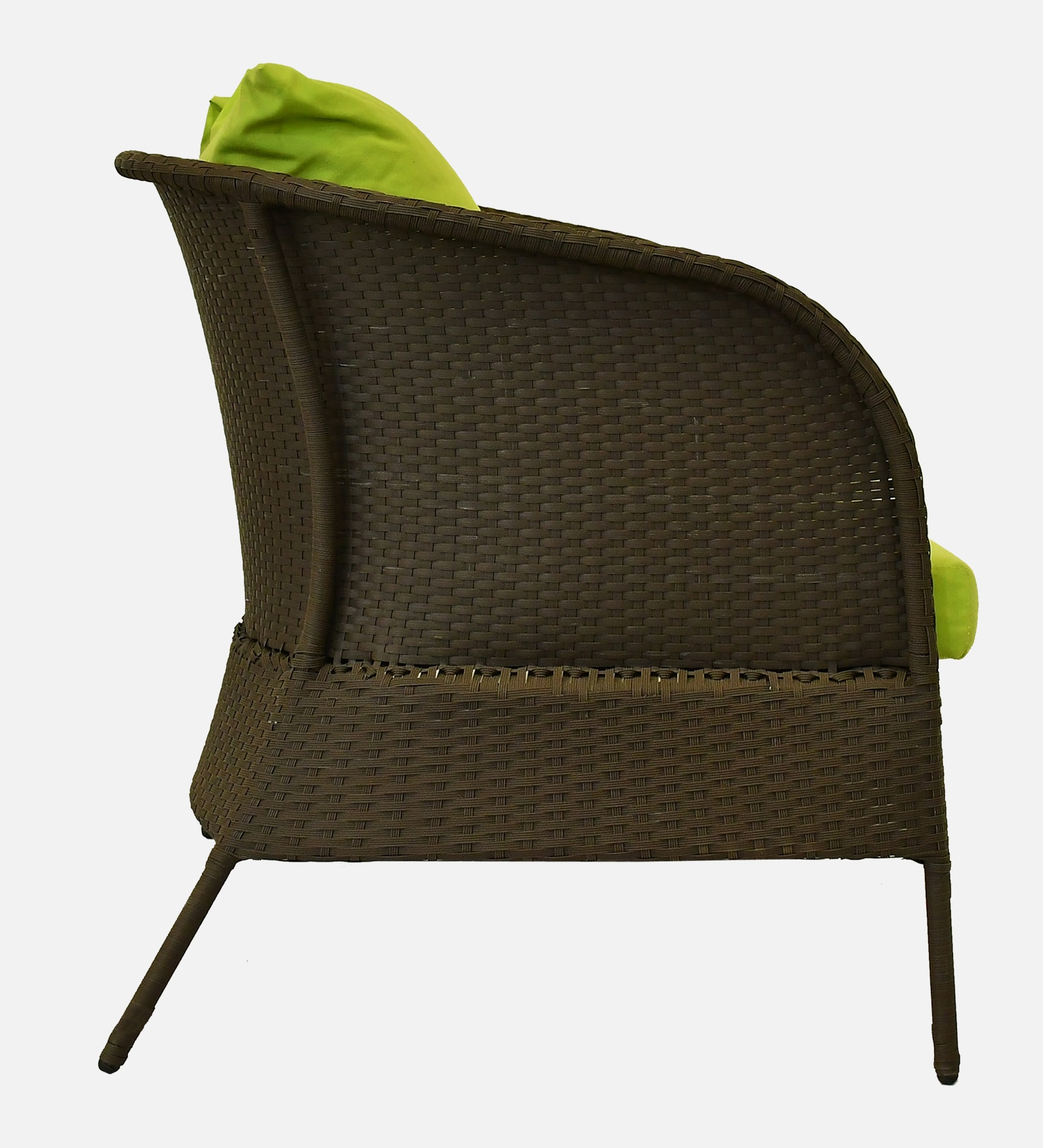 Paris 3+1+1 Seater Wicker Sofa Set in Brown Colour