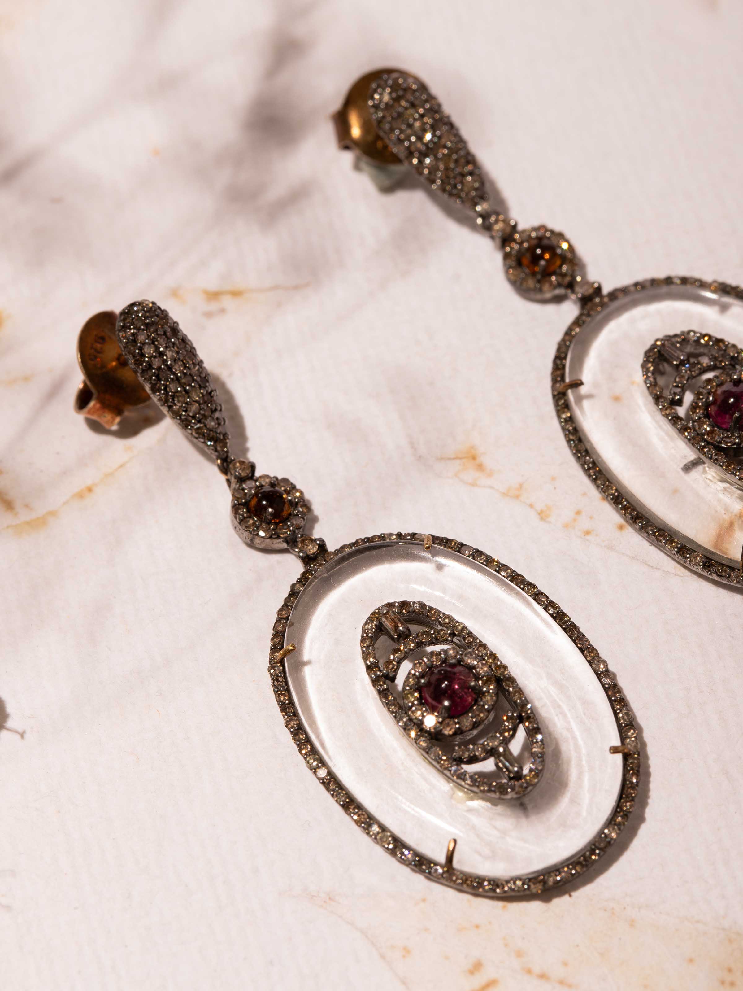 Close-up highlighting fine silver detailing and polish