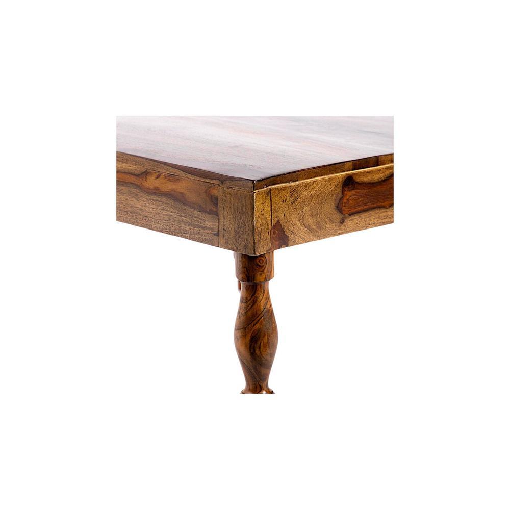 Sydney Sheesham Wood Coffee Table In Teak Finish