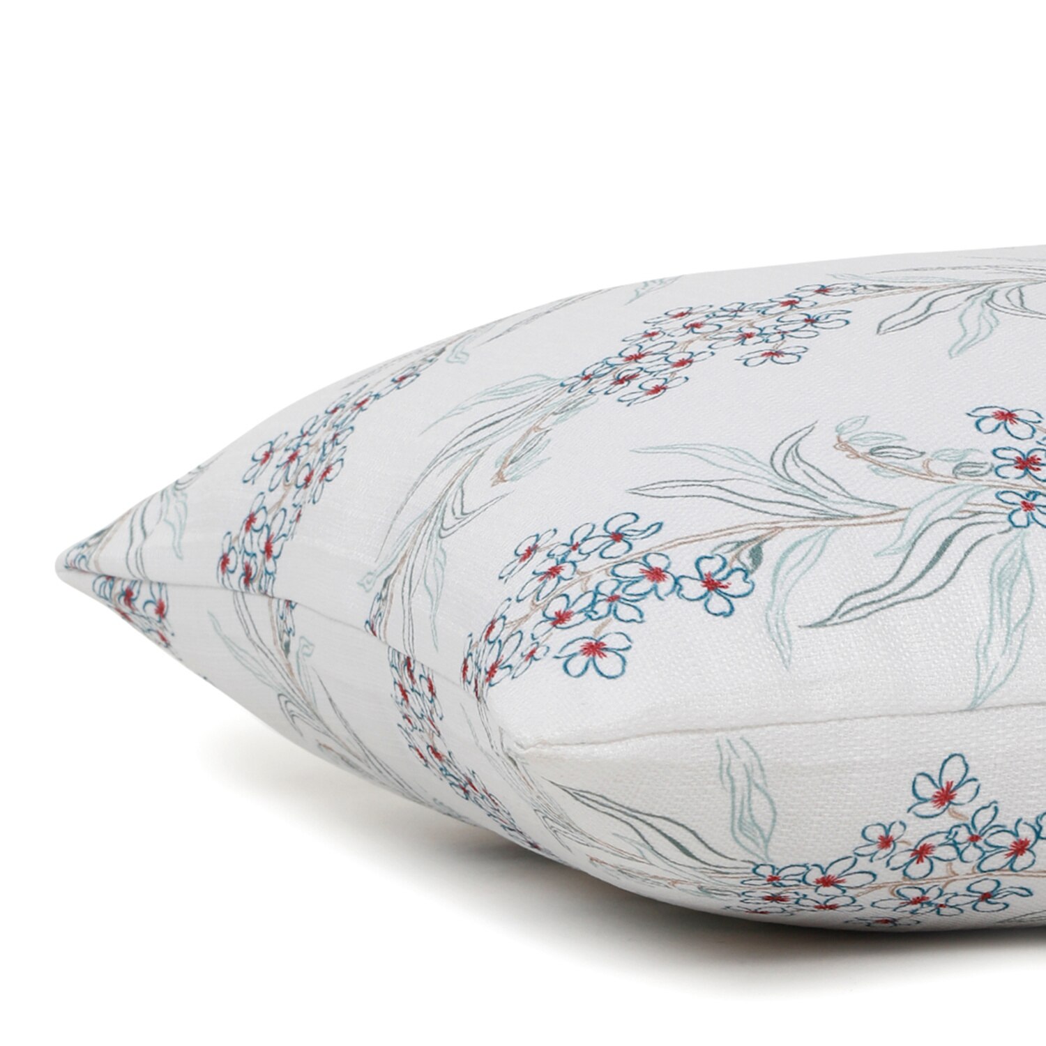 Set Of 5 Floral Square Cushion Covers