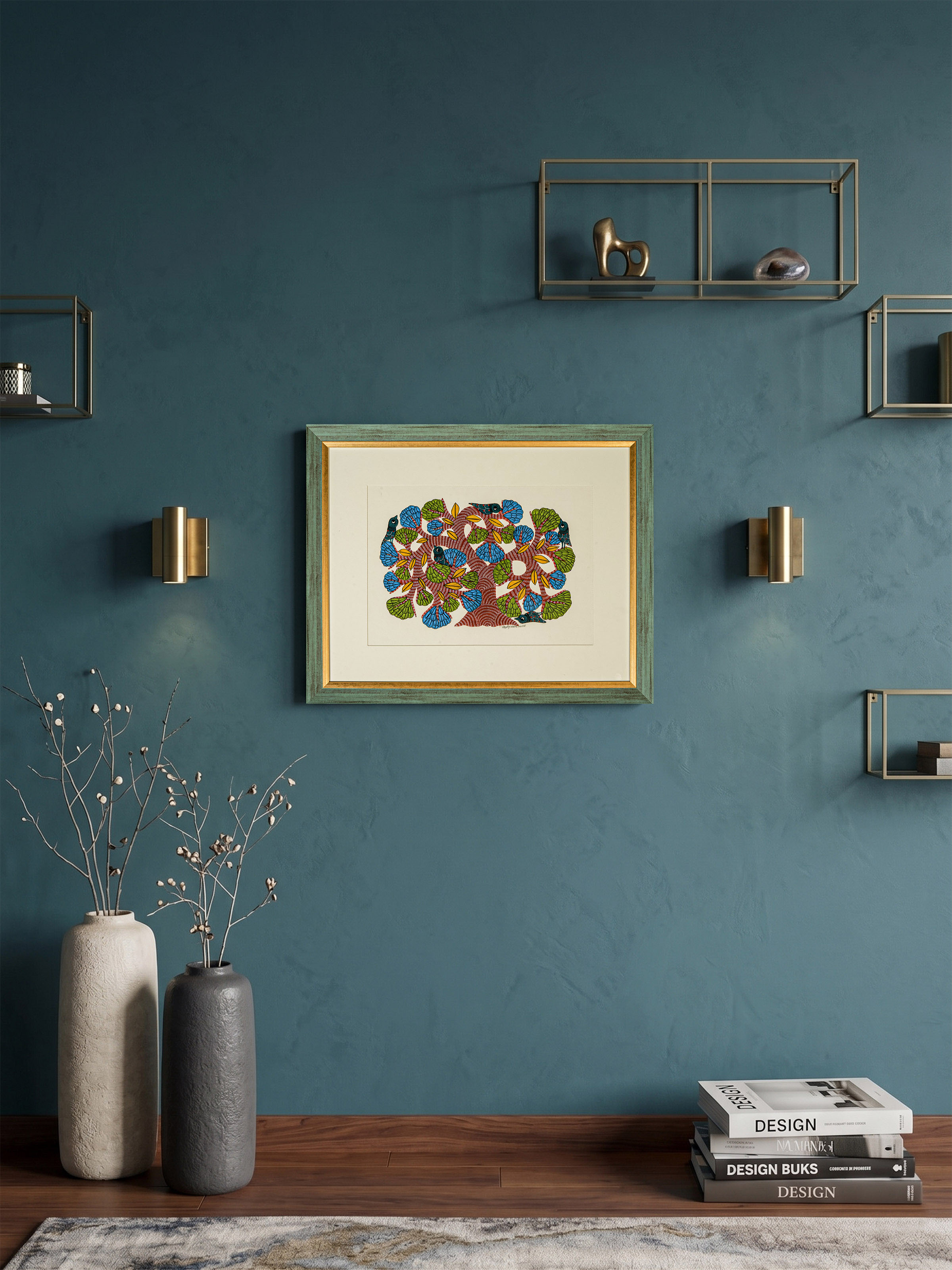 Tree Of Birds Gond Art