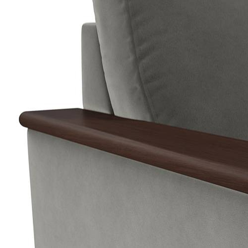 Corby Sofa Set (Colour : Ash Grey Velvet , Seater : 3+2+1)